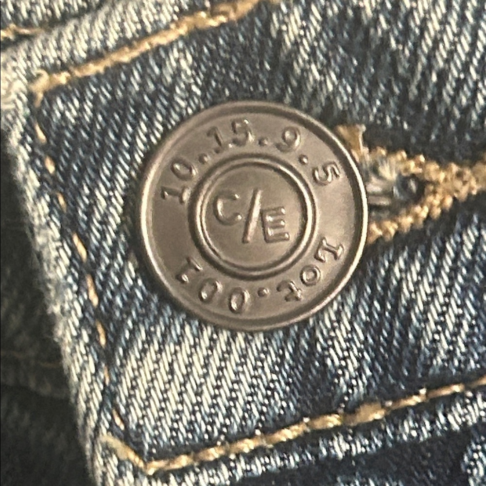 New Current/Elliott Women’s The Fling Straight Leg Cotton Denim Blue Jeans - Picture 7 of 11